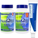 HemRid Complete Hemorrhoid Care System – Potent 5% Lidocaine Cream for Rapid Topical Comfort, Max Ultra Capsules for Ongoing Vascular Health and Circulatory Support