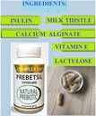 PREBIOTICS, Support Digestion &Gut Health, Feeds Good Probiotic Bacteria, Boosts Gut Immune Function, Vegan & Non-GMO Gut Health Complex for Men, Women and Children, 60 Capsules