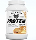 Black Magic Multi-Source Whey Protein Powder - Whey, Egg, Casein Complex with Enzymes & MCT's Keto, Low Sugar Pre/Post Workout Honey Graham Crackers Flavor 24g 2 LB, Pack of 1
