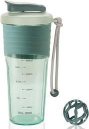 Protein Shaker Bottle,Sports Blender Bottles for Protein Mixes with Whisk Ball,Mixer Bottle,Portable Pre Workout Whey Protein Drink Shaker Cup，Midnight Blue