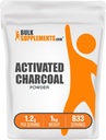 BulkSupplements.com Activated Charcoal Powder - from Coconut Charcoal, for Teeth Whitening - Vegan & Gluten Free, 1.2g per Serving, 1kg (2.2 lbs) (Pack of 1)