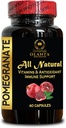 Pomegranate Extract - Pomegranate Extract Polyphenols Supplement, Joint Support, Antioxidant, Pomegranate Seed Extract Supplement, Immune Booster - 1 Bottle 60 Capsules