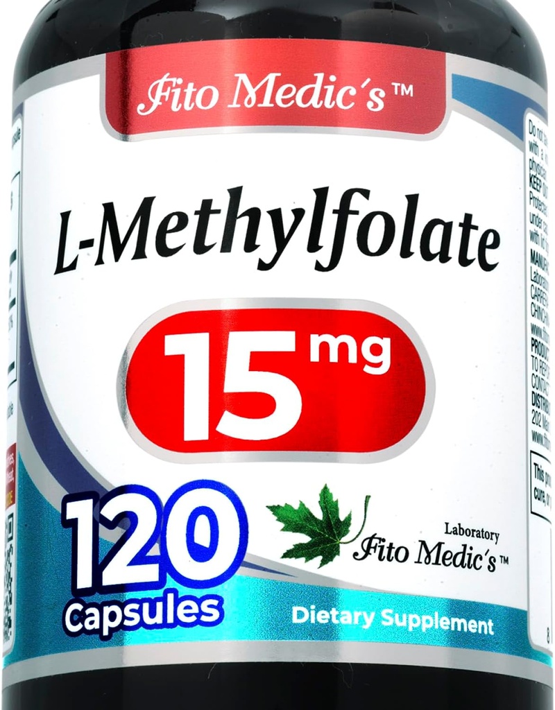 Methylfolate 15mg - 120 Capsules | Ultra Absorption