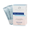 Relumins Marine Collagen Drink Mix 5000mg Type I, II, III Peptides with Glutathione, Green Tea, CoQ10 & Hyaluronic Acid for Smooth Glowing Skin - Blueberry Flavor - 10 Sachets