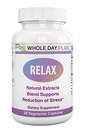 Relax - Support Supplement, Natural Stress Relief with Ashwagandha, Chamomile, L-Theanine Helps You to be Calm, Focused, and Improves Better Sleep, 60 Capsules