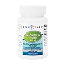 GeriCare Magnesium Oxide Supplement 240 mg of Elemental Magnesium, 120 Uncoated Tablets, Essential Mineral Support, Promotes Vascular Health, Bone Strength, and Muscle Function (Pack of 1)