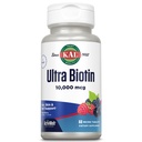 KAL Ultra Biotin 10000mcg - Biotin Hair Supplement for Women and Men - High Potency Vitamin B7 - Healthy Hair, Skin and Nails, Cellular Energy Support - Natural Berry Flavor - 60 Micro Tablets
