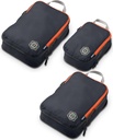 Compression Packing Cubes Set for Travel - Lightweight, Durable Clothes Organizer for Carry-On Luggage and Suitcases by TRIPPED Travel Gear