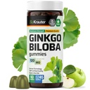 BIO KRAUTER® Ginkgo Biloba for Brain Support - Vegan Ginkgo Biloba Supplement for Calm, Focus & Memory - 90 Ginkgo Biloba Gummies for Brain Health, 45-Day Supply - Non-GMO, Apple Flavor