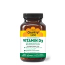 Country Life Vitamin D3 10,000 IU – High Potency, Non-Fish Source | Bone, Immune & Colon Health Support | 60 Softgels | Certified Gluten-Free, Clean Formula with MCT Oil for Better Absorption
