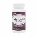 GNC L-Tyrosine 1000mg, 60 Caplets, Supports Normal, Healthy Nervous System Activity