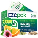 EZC Pak 5-Day Tapered Immune Support Booster, Pack of 2 | Echinacea Zinc Vitamin C, Immune Support Supplement for Adults, Physician Formulated, Reduces Illness Duration