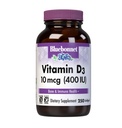BlueBonnet Vitamin D3 400 IU Vegetable Capsules, 250 Count (743715003071)