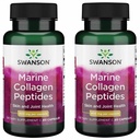Swanson Hydrolyzed Fish Collagen Type I 400 Milligrams 60 Capsules (2 Pack)