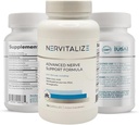 Advanced Nerve Support Formula with 600 mg Pure Alpha Lipoic Acid and Palmitoylethanolamide (Pea) Neuropathy Support Supplement - Fortify Nerves - Best Peripheral Relief Support - 120 Capsules