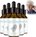 Tinnitus Relief for Ringing Ears, Zencortex Cortex Ear Drops, Zencortex for Tinnitus, Helps with Eardrum Health, Promotes Auditory Clarity, Bottle for 30 Days (5 Pack)