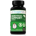 SugarMD Neuro-Focus Support - Brain Health Supplements - Focus and Formula of Bacopa, Ginkgo, & Bioperine - Non-GMO and Gluten-Free - 60 Capsules