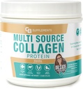 CB Supplements Multi Collagen Protein – Hydrolyzed Collagen for Joint, Skin, Gut, Hair & Nail Health – Vanilla Flavored Powder with Types I, II, III, V & X – Grass-Fed & Clean – 58 Servings