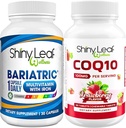 Bariatric Multivitamin with Iron One Capsule Per Day and CoQ10 100mg Supplement for Brain Health and Energy Management for Women and Men - 1 Month Supply