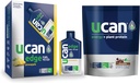 UCAN Pineapple Edge Energy Gel & Chocolate Plant Protein - Great for Running, Training, Fitness, Cycling, Crossfit & More | Sugar-Free, Vegan, & Keto Friendly Energy Supplement