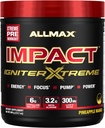 ALLMAX Nutrition - Impact Igniter Extreme Pre Workout Powder - with Citrulline Malate, Beta - Alanine, Caffeine, Taurine, and, Betaine anhydrous (Pineapple Mango)