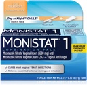 MONISTAT 1-Dose Yeast Infection Treatment, 1 Ovule Insert & External Itch Cream