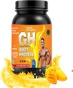 GH WHEY Protein, Ultra Premium Faster Recovery, Absorption & Lean Muscle Growth (1.1lbs, Mango Flavor)