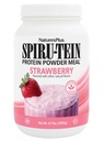 NaturesPlus SPIRU-TEIN, Strawberry - 4.5 lbs - Plant-Based Protein Shake - Non-GMO, Vegetarian, Gluten Free - 60 Servings