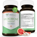 Microbiome Balance – Gut Health Supplement for Women and Men with Monolaurin & Caprylic Acid – Supports Digestive Wellness & Healthy Gut Environment – 120 Capsules