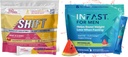 Real Ketones Intermittent Fasting Drink Mix Bundle for Weight Loss Support Raspberry Lemon Shift Electrolytes & Intermittent Fasting Electrolytes for Men with BHB Exogenous Ketones (30 Count Each)