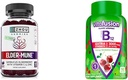 ZHOU Nutrition Elderberry Gummies Immune Support Bundle with Vitafusion Vitamin B12 Gummies Energy Metabolism Support, 60 and 90 Count
