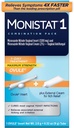Monistat 1 Day Yeast Infection Treatment for Women, 1 Miconazole Ovule Insert & External Monistat Anti-Itch Cream Bundle