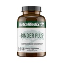 NutraMedix Binder Plus - Comprehensive Toxin Binder & Body Detoxifier - Prebiotic Antioxidant Support + Inulin, Bentonite, Aloe Vera, Activated Charcoal, Fulvic Minerals & Chitosan (120 Capsules)