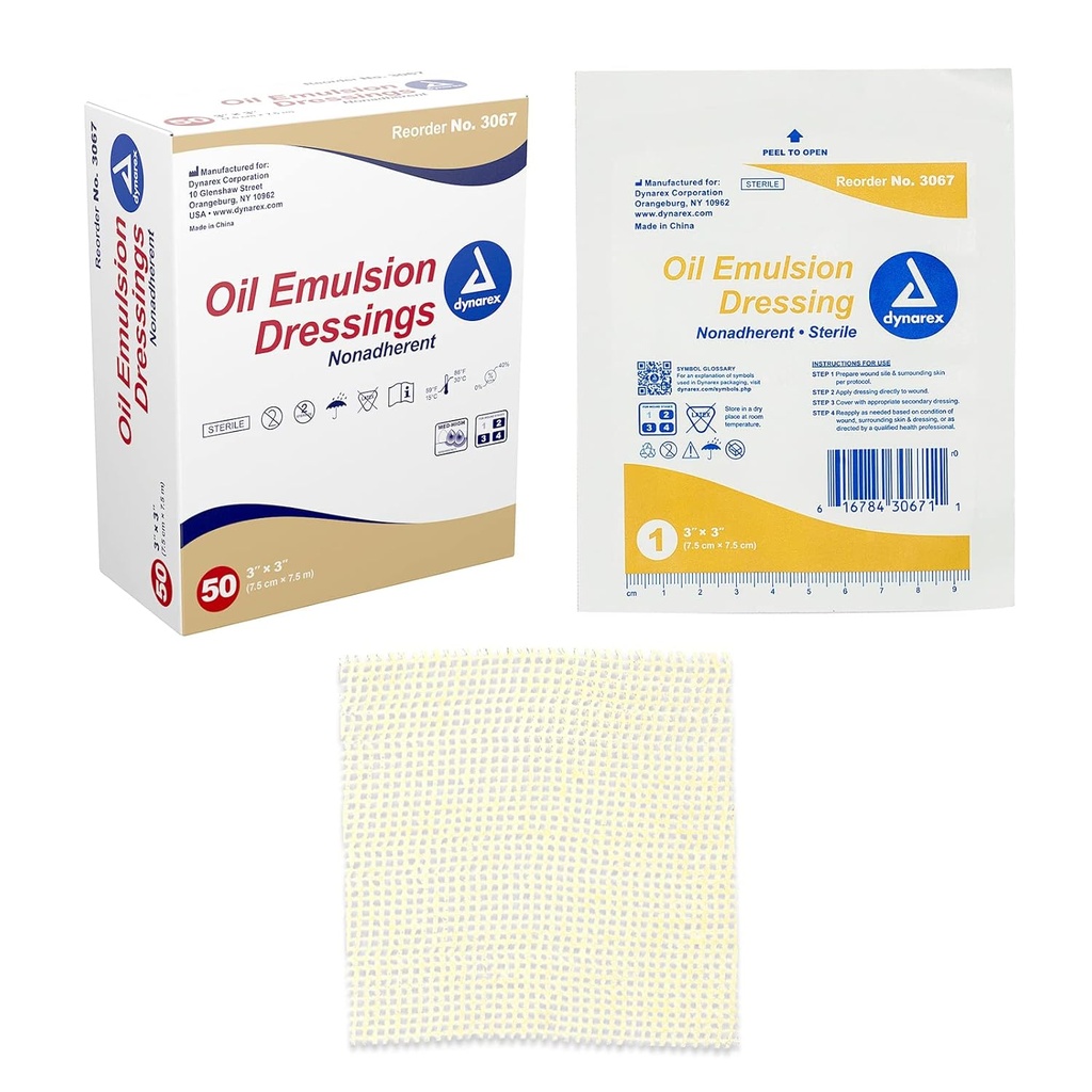 Dynarex Oil Emulsion Dressings - 3