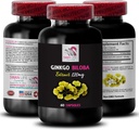 Antioxidant Plant Extract - Ginkgo BILOBA Extract - Ginkgo biloba Natural, Botanical antioxidant Formula, Ginkgo biloba Supplement Benefits, Herbal Extract Capsules, Natural, 1 Bottle 60 Capsules