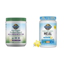 Garden of Life Raw Organic Perfect Food Alkalizer & Detoxifier Juiced Greens Superfood Powder & Vegan Protein Powder - Raw Organic Meal Replacement Shakes - Vanilla - Pea Protein
