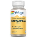 SOLARAY Manganese Supplement 50 mg - Essential Trace Minerals - Advanced Trace Mineral Supplements for Bone Strength and Bone Health Support - Lab Verified, 60-Day Guarantee, 100 Servings, 100 VegCaps