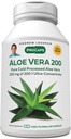 ANDREW LESSMAN Aloe Vera 200-30 Capsules - Provides 200:1 Ultra-Concentrate of Aloe Vera, Soothing Support for Stomach and Digestive System, No Additives, Small Easy to Swallow Capsules