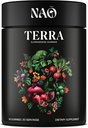 Terra Supergreens Gummies – 18 Superfood Ingredients with Spirulina, Chlorella, Turmeric, Reishi & Ashwagandha – Daily Antioxidant, Detox & Immune Support Supplement – Vegan, Non-GMO, Made in USA