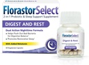 Florastor Probiotic Digest and Rest, Saccharomyces Boulardii Probiotics with Melatonin (4mg), Natural Sleep Aid + Digestive Support, 40 Capsules
