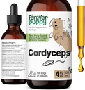 Forever Puppy Cordyceps Mushroom Extract for Dogs - Liquid Energy Support Supplement w/Cordyceps Sinensis for Kidney Cleanse - Mushroom Drops for Dogs' Canine Kidney Health Support - 4 oz