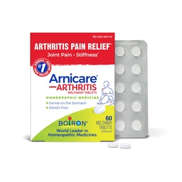 Boiron Arnicare Arthritis Tablets for Arthritis Pain Relief, Joint Soreness, and Rheumatic Pain - 60 Count