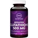 MRM Nutrition Reduced Glutathione Capsules - For Women & Men - Potent Antioxidant Support for Liver Health & Cellular Protection, 500mg Supplement, Gluten‑Free, Non‑GMO, Vegan - 60 Servings