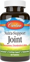 Carlson - Nutra-Support Joint, Glucosamine Chondroitin & MSM, Joint Function, Cartilage Support & Optimal Wellness, 60 tablets