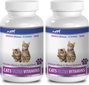 Wellness Treats for Cats - Ultra Vitamins for Cats - Healthy Minerals and Vitamins Formula - Chews - Calcium for Cats - 2 Bottles (180 Treats)