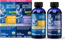 Mommy's Bliss Organic Cough Syrup & Mucus for Kids, Day and Night Combo Pack with Vitamin C and Immunity Support, Contains Organic Honey and Ivy Leaf, 4 Fl Oz (Pack of 2)