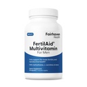 Fairhaven Health FertilAid for Men | Male Fertility Supplement for Count and Motility | Pre-Conception Support with L-Carnitine, CoQ10, Maca and Zinc | 90 Capsules | 3 Month Supply