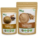 ORGANIC ZING Shatavari- 454g & Triphala Powder- 100g