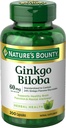 Nature's Bounty Ginkgo Biloba Capsule 60 Mg, 200 Count