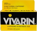 Vivarin Caffeine Alertness Aid, Tablets 40 ea (Pack of 6)